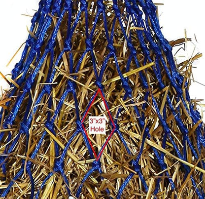 Majestic Ally Hay Net, Set of 2, Length - 54”, Holes 3"x3" for Horses