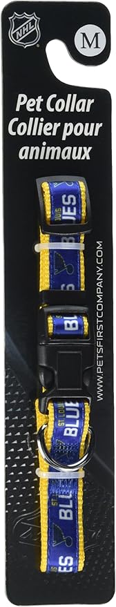 Pets First NHL Collar for Dogs & Cats. Adjustable, Cute, & Stylish! The Ultimate Hockey Fan Collar!