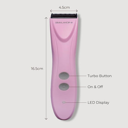 Cordless Pet Grooming Kit for Dogs & Cats, Quiet & Powerful Motor Paw & Face Trimmer, Lightweight Clipper, Dopamine Pink, Parent (Bundle-Dopamine Pink)