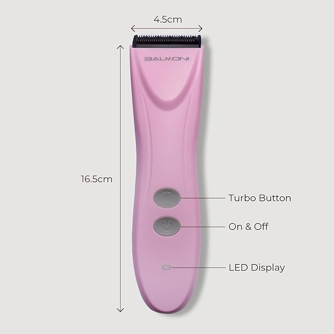 Cordless Pet Grooming Kit for Dogs & Cats, Quiet & Powerful Motor Paw & Face Trimmer, Lightweight Clipper, Dopamine Pink, Parent (Single-Dopamine Pink)