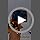 Slicker Brush for Long Haired Dogs, Wooden Ergonomic Handle