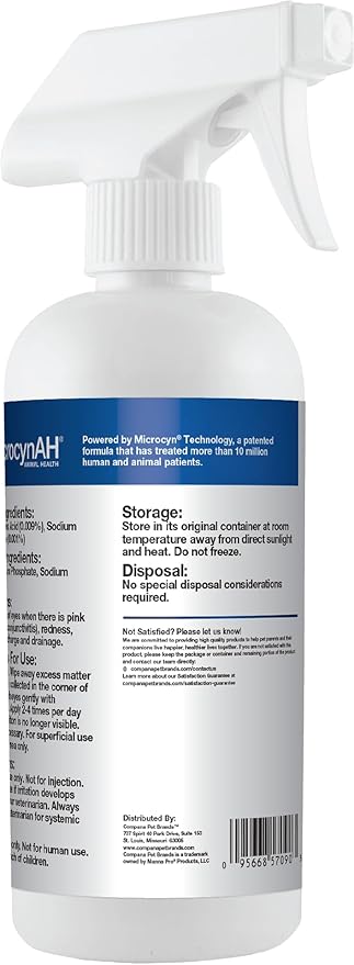 Manna Pro MicrocynAH Pink Eye Spray, 16 oz