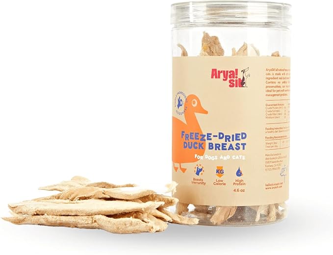 Arya Sit! - Freeze-Dried Single Ingredient Dog Treats (Duck Breast)