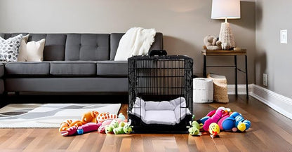 Pet Bed Crate Pad 24" Kennel Pad Machine Washable Entire Dog Crate Beds Double Sided Pet Mat