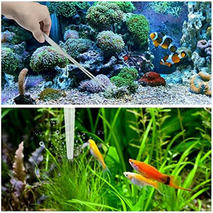 Fish Tank Cleaning Tools, 6 pcs Aquarium Cleaning Tools, Feeder Tools Kit, Aquarium Plants Cleaner, Algae Scraper for Glass Aquariums
