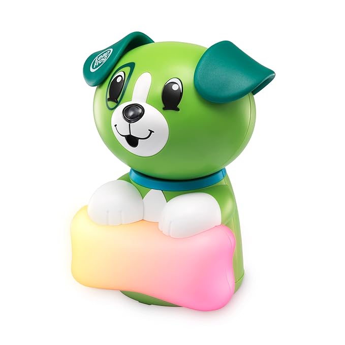 LeapFrog Scout LF2911 Baby Monitor Camera, WiFi Remote Access, 1080p HD 360 ° Pan & Tilt Smart Camera, 2-Way Audio Talk, Night Light, Night Vision, Soothing Sounds, Temp. & Humidity Sensor