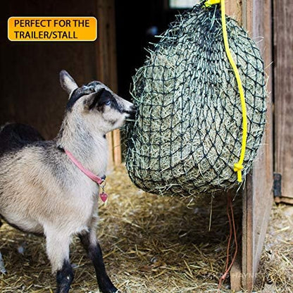 Texas Haynet - Slow Feeder Hay Net, 1.5 in Holes, Easily Holds 2 to 4 Flakes