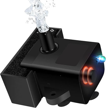 DEEIPET Replacement Pump for Cat Water Fountain, Compatible with Model JC-A15 2.2L/74oz Automatic Pet Water Fountain Dog Water Dispenser, Super Quiet Dog Pet Fountain Water Pump Black