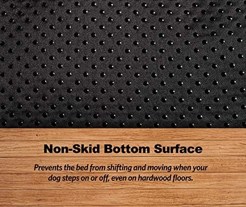 MidWest Homes for Pets Large QuietTime Deluxe Coco Chic Pet Bed, Ultra-Soft & Overstuffed, Machine Washable, Fits 42-inch Crate