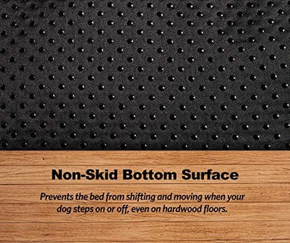 MidWest Homes for Pets Medium QuietTime Deluxe Gray Ombré Swirl Plush Pet Bed, Machine Washable, Non-Skid Bottom, Soft Crate Mat for 30-inch Crates