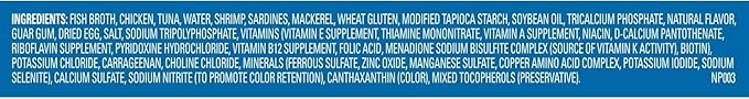 Meow Mix Tenders in Sauce Wet Cat Food, Tuna & Shrimp, 2.75 Ounce Cup (Pack of 48)