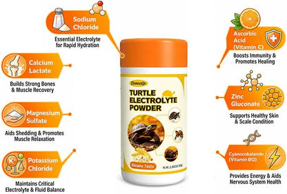 Tortoise Electrolytes — Ultra-Fine Powder — Banana 2.82 oz