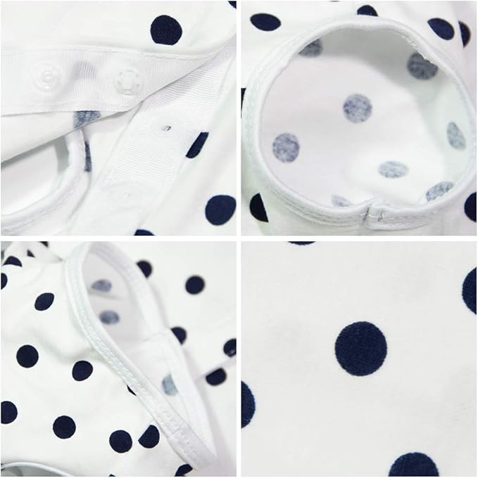 Dog’s Recovery Suit Post Surgery Shirt for Puppy, Wound Protective Clothes for Little Animals(White spot-xs)