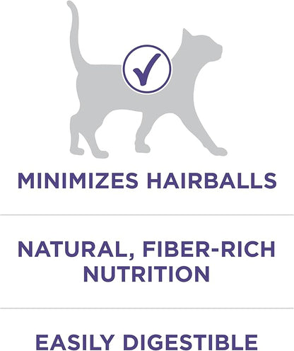 Purina ONE Natural Cat Food for Hairball Control, +PLUS Hairball Formula - 7 lb. Bag