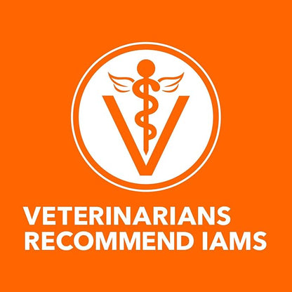IAMS Proactive Health Senior Dry Cat Food Cat Food Dry Chicken Recipe, Real Chicken in Every Bite, 16 lb. Bag