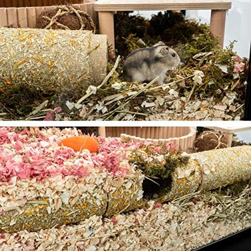 Niteangel Creative & Composable Hamster Tunnel: 3 Entrances & DIY Tube