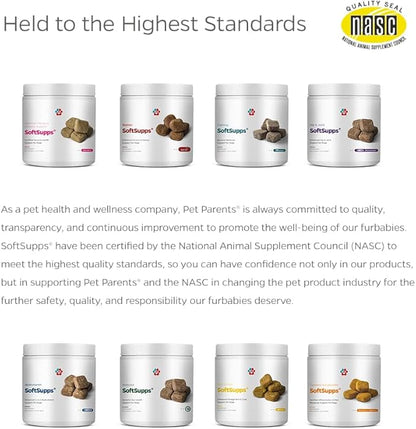 Pet Parents® Probiotic SoftSupps® Digestive Enzymes for Dogs, Probiotics for Dogs with Pumpkin for Dogs & Dog Digestive Enzymes, Anti Diarrhea for Dogs, 90ct Canine Probiotic Chews for Dogs