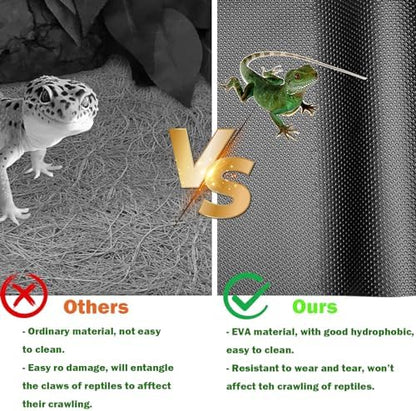 Bearded Dragon Tank Accessories Non-Adhesive Reptile Carpet