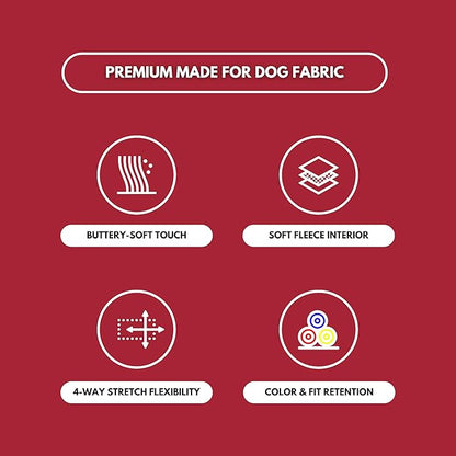 Spark Paws Human Hoodie - Premium Quality, Buttery Soft, Superior Comfort and Fit, Calming Fleece Interior, Suitable for All Styles - Burgundy - S