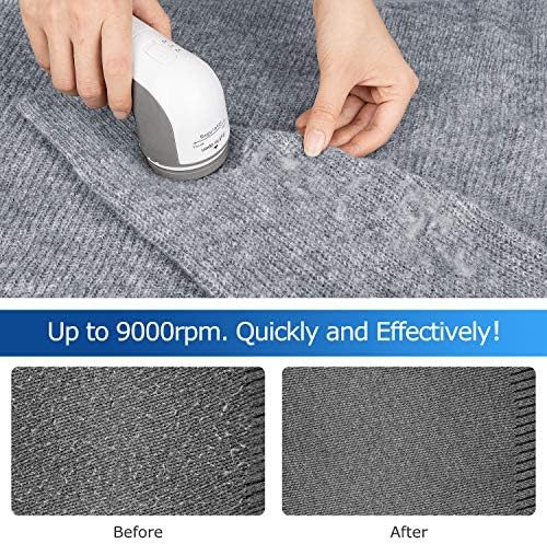 BEAUTURAL Fabric Shaver and Lint Remover, Portable Sweater Defuzzer