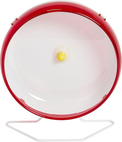 Kaytee Silent Spinner Wheel For Pet Syrian or Large Breed Hamsters, Sugar Gliders and Gerbils, Large 10 Inch (Colors May Vary)