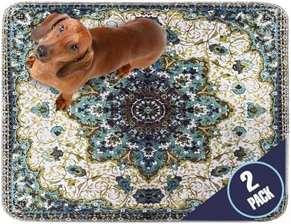 PUPIBOO Washable Pee Pads for Dogs and Cats - Super Absorbent Reusable Puppy Training Pads - 100% Waterproof, Leak-Proof & Non-Slip Whelping Pads for Pet Housebreaking