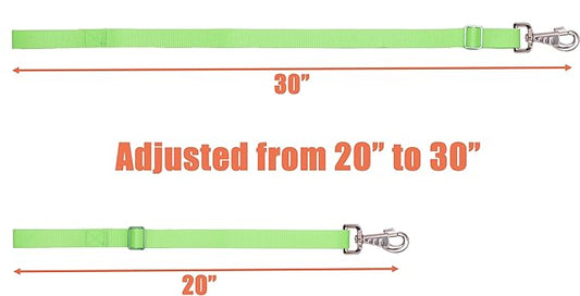Adjustable Nylon Bucket Strap （3 Pack）- for Hay Nets, Water Buckets, Hanging Strap,Horse Outdoor Feeders,Heavy Duty Horse Water Feed, 30" (Fluorescent Green)