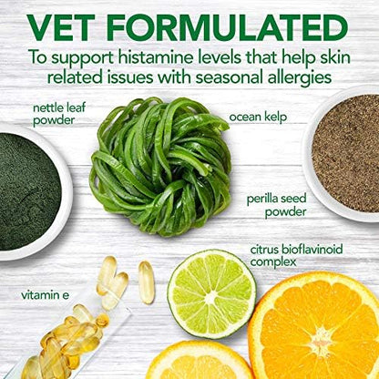 Vet's Best Seasonal Allergy Soft Chews for Dogs, Soothe Dog, 90 Day Supply