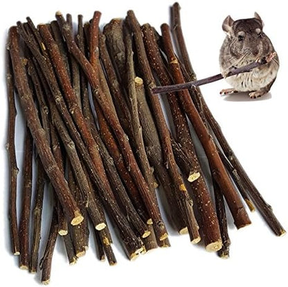 sharllen 500g(18oz) Apple Sticks Pet Chew Toys for Rabbits Chinchilla Guinea Pigs