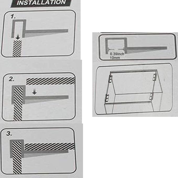 Aquarium Lid Clips 10mm Thick Rimless Tank Cover Clips Acrylic Fish Tank Cover Support Holder,15Pieces