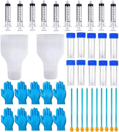 50 Pieces of Set AI Artificial Insemination Dog Breeding Kit, Disposable Canine Artificial Insemination Cones Dog Semen Collection Bag,AI Breeding Kit for Small and Medium Breeds