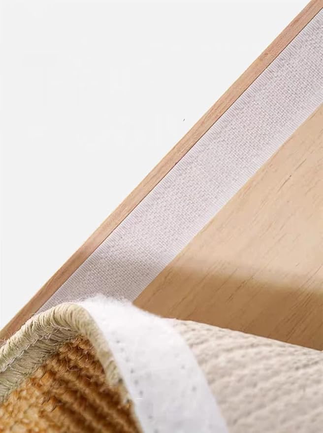 SHENGOCASE 4-Pack 11.8" x 23.6" Sisal Cat Scratching Mat Pad with Hook & Loop Tapes for Wall, Couch, Window Perch, Cat Wall Furniture
