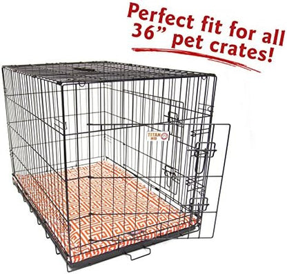 36" Towers Orange Crate Dog Bed Mat By Majestic Pet Products