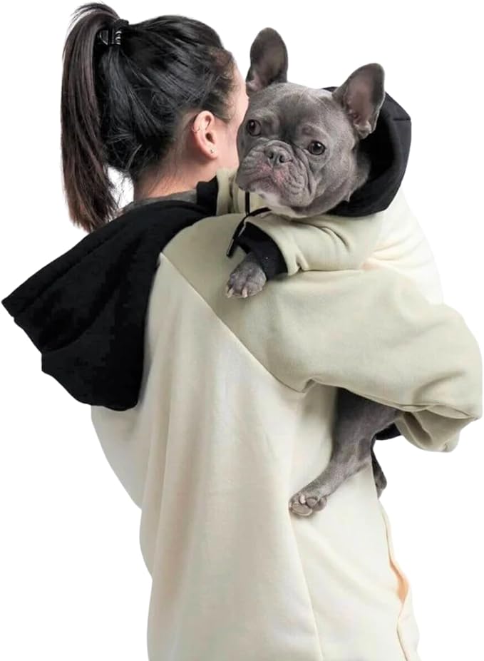 Spark Paws Human Hoodie - Premium Quality, Buttery Soft, Superior Comfort and Fit, Calming Fleece Interior, Suitable for All Styles - Olive Cream - M