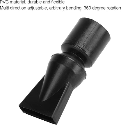 Aquarium Duckbill Nozzle, PVC Bendable Water Outlet Return Pipe Fitting for Fish Tank(25MM Flat Mouth Water Outlet)