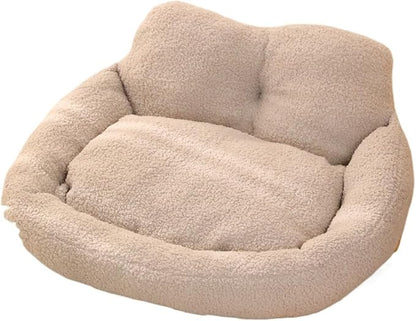Pet Beds, Dog, Winter Warm and Thickened, Detachable and Washable, and Cat(Gray,60X50X26)