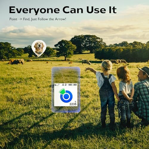Outdoor GPS Dog Tracker – No Monthly Fees, No Phone or Cellular Signal Needed, Real-Time Tracking for Remote & Rural Areas, Hiking, Camping, Farms & Large Open Spaces(Tracker 2)