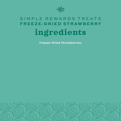Oxbow Simple Rewards Small Pet Treats, Freeze Dried Fruit, Guinea Pig & Bunny Treats, Healthy Pet Fruit Snack for Rabbit & Guinea Pig, Freeze Dried Strawberries, 0.5 oz Bag