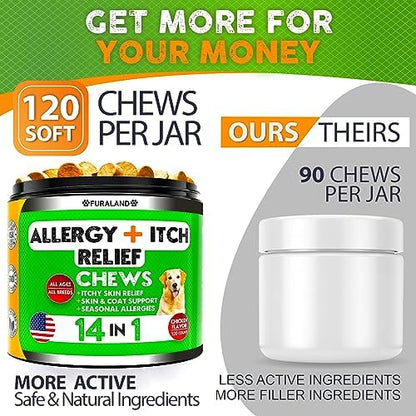 Dog Allergy Relief Chews - Itch Relief & Seasonal Allergy Support