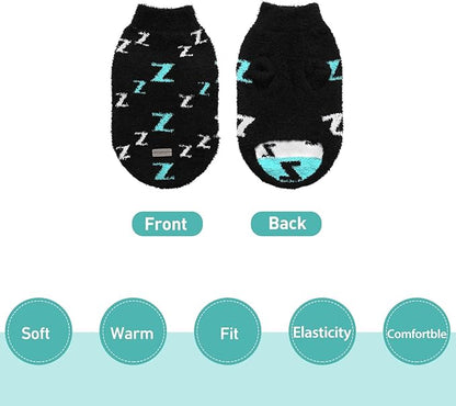 Dog Sweaters for Small Dogs Boy Girl Puppy Pullover Sweater Cold Weather Cable Knitwear Thick Warm Outfits for Chihuahua Bulldog Dachshund Pug Yorkie (Black-XS)