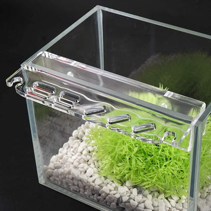 Vctitil Aquarium Plant Tools Holder Aquarium Tank Tool Acrylic Holder Grass Maintenance Tool Storage Rack for Tweezer Scraper Scissor Cleaning Tool
