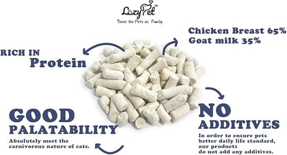 Premium Goat Milk Sticks for Dogs & Cats - 4oz | All-Natural Digestive Health Treats | Grain-Free, Hypoallergenic Puppy & Kitten Snacks (Goat Milk bar)