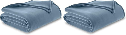 Vellux 1B05559 Orignal Full/Queen Wedgewood Blue Blanket (Pack of 2)