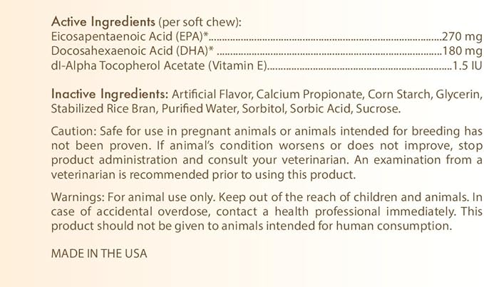 Healthy Breeds Boston Terrier Omega HP Fatty Acid Skin and Coat Support Soft Chews 60 Count