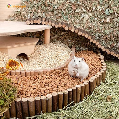 Niteangel Natural Coco/Cork Hamster Bedding: 5L Absorb Odors & Low Dust
