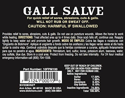 Bickmore Gall Salve Wound Cream for Horses 5 oz