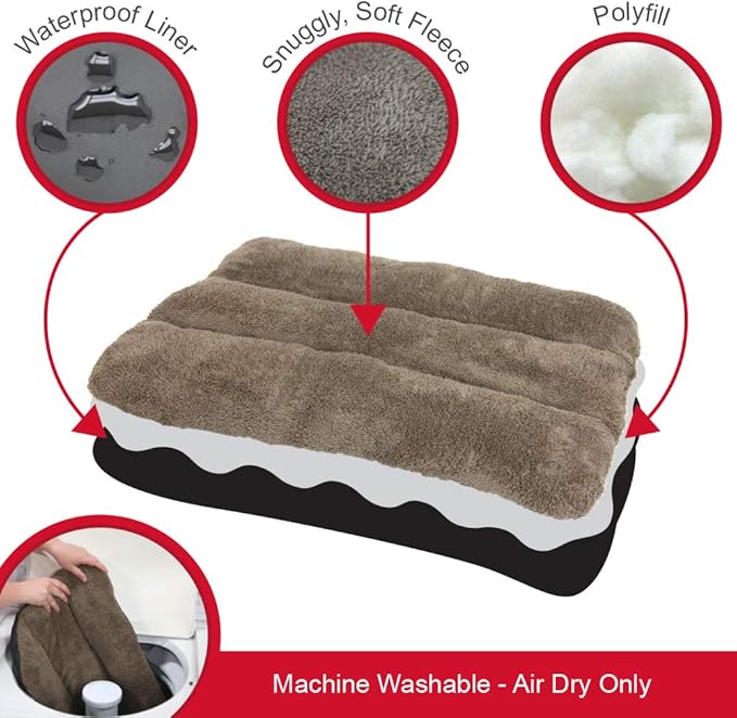 SportPet Designs Waterproof Pet Bed - Fits SportPet Plastic Dog Kennel, 36 inches