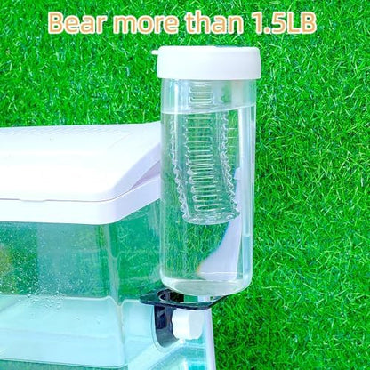 Lizard Gecko Feeding Ledge Holder, with 100 pcs 0.5oz Food Cups Dish