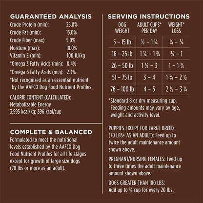 Instinct Be Natural, Natural Dry Dog Food, Raw Coated Kibble - Real Salmon & Brown Rice, 4.5 lb. Bag