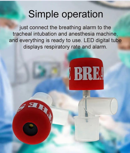 Pet Apnea Monitor, Veterinary Anesthesia Respiratory Alarm, Easy to use，Easy to Clean，Support Pets of Various Weights to use，Design Compact，Pet Hospital and Good Assistant for Veterinarians